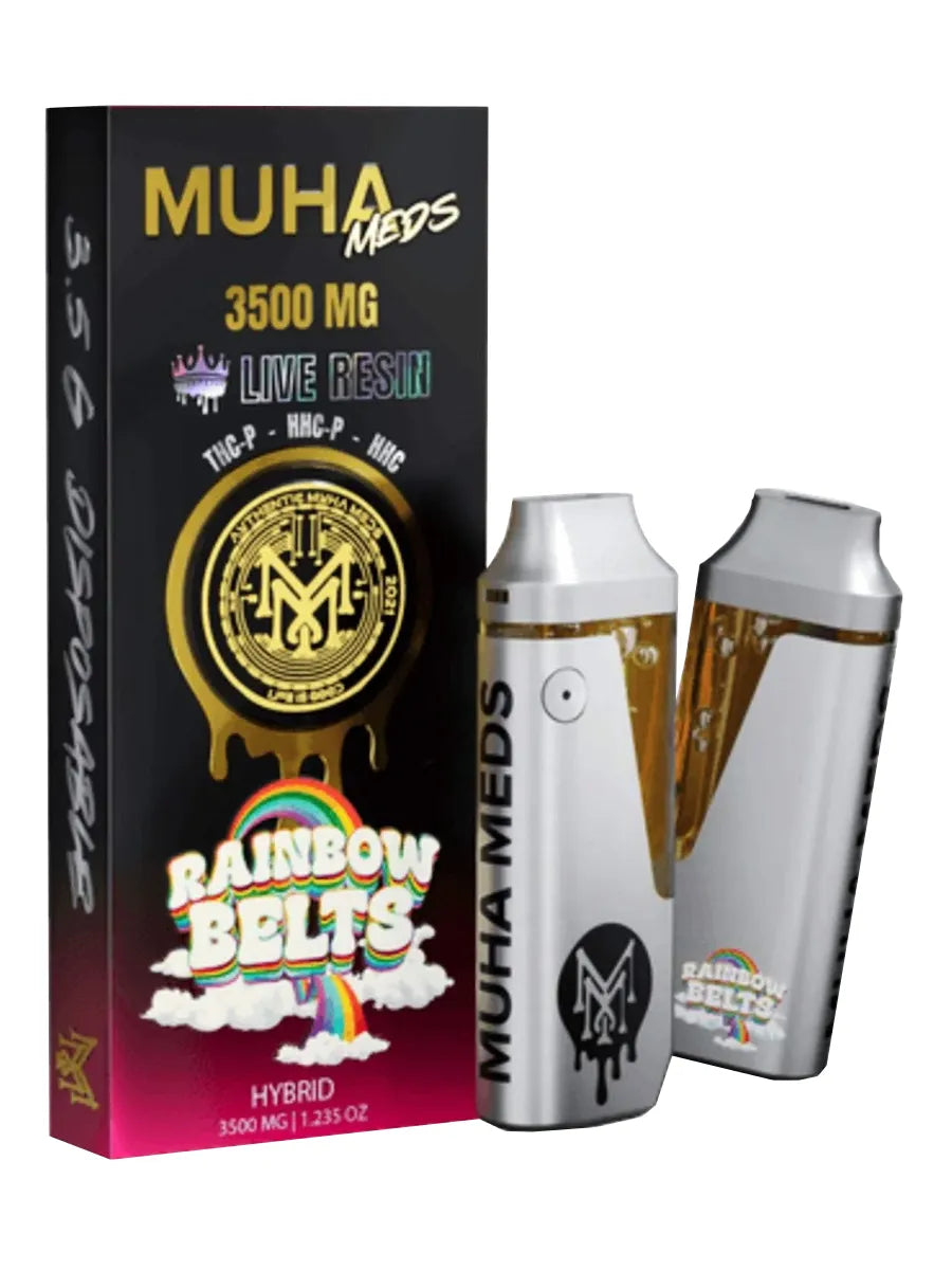Muha Meds Live Resin HHC + THC-P Vaporizer - 3500mg